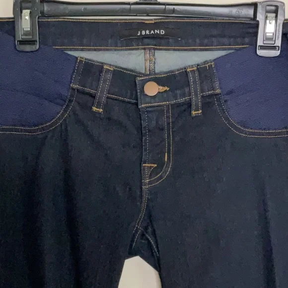 217. J BRAND MAMA J Starless Maternity Blue Jeans 30 /10 - Picture 6 of 14